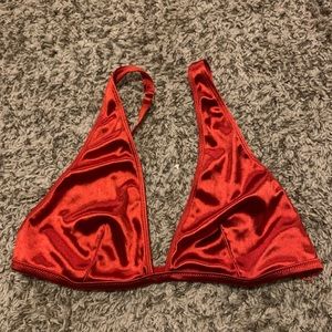 Urban Outfitters Silk Bralette